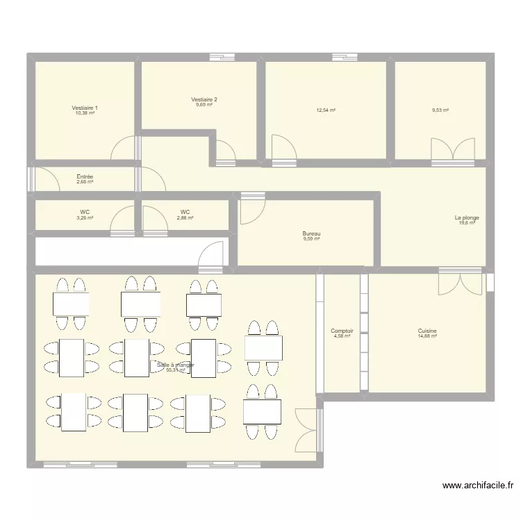 YACOU KONE restau. Plan de YACOU KONE restau. Plan de