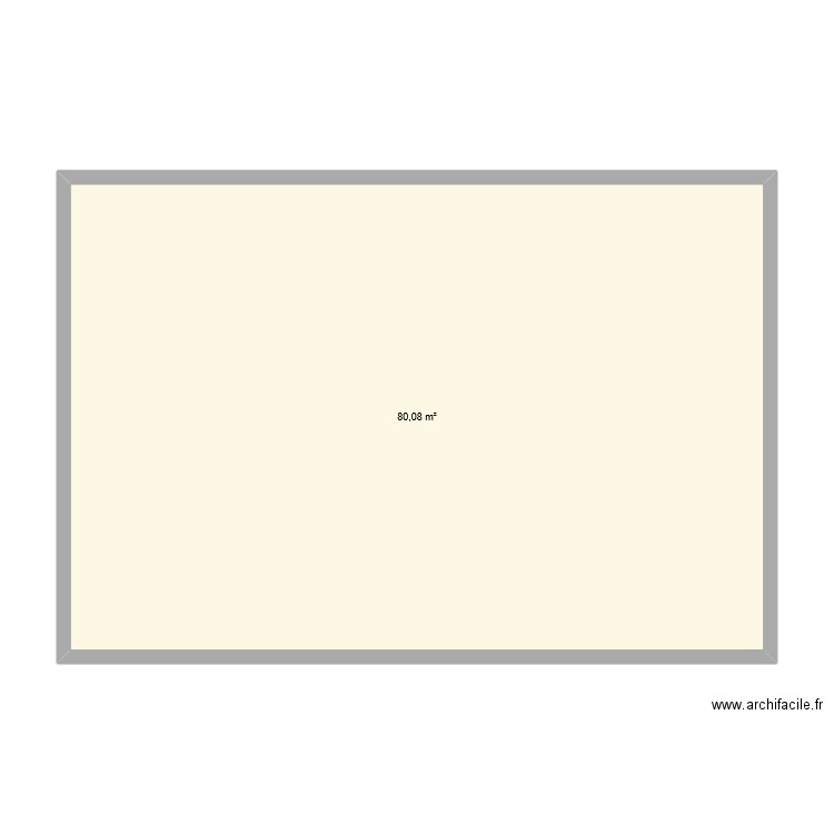 Maison 80m2. Plan de 10 pièces et 81 m2