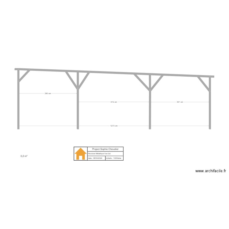 Project Chevalier Sophie. Plan de 0 pièce et 0 m2