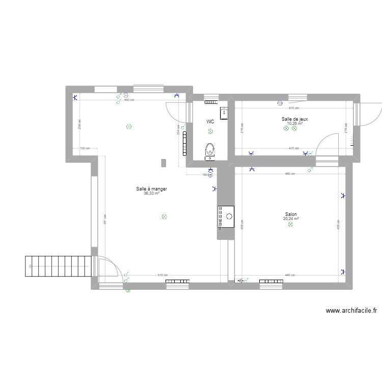 salle a mange. Plan de 0 pièce et 0 m2