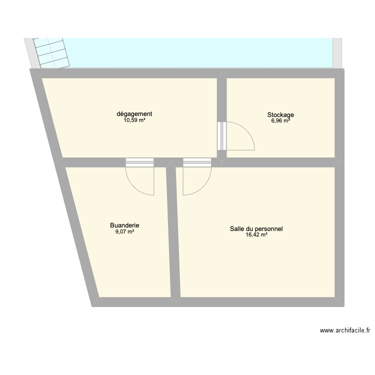 Andrezieux PLAN ELODIE. Plan de 12 pièces et 167 m2