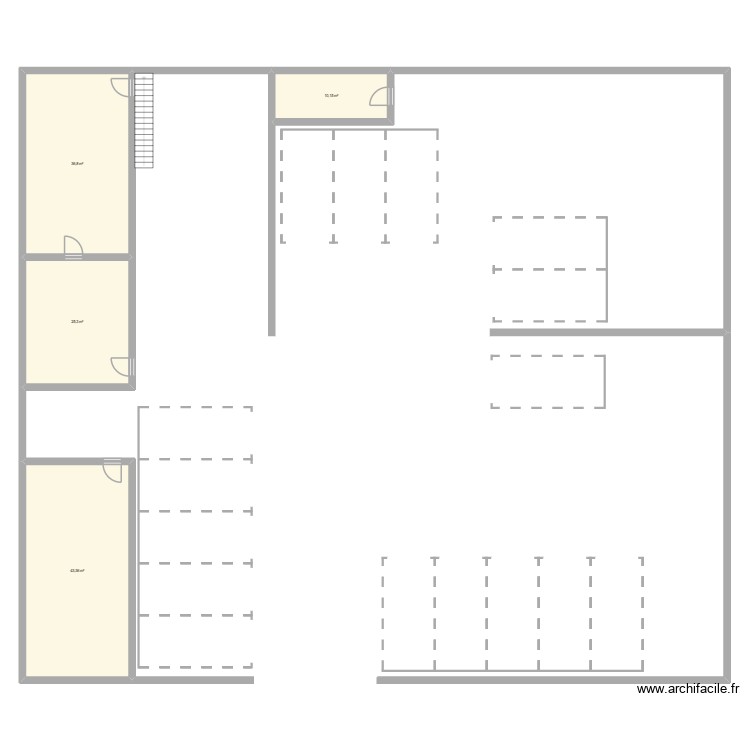 Plan hangar. Plan de 0 pièce et 0 m2