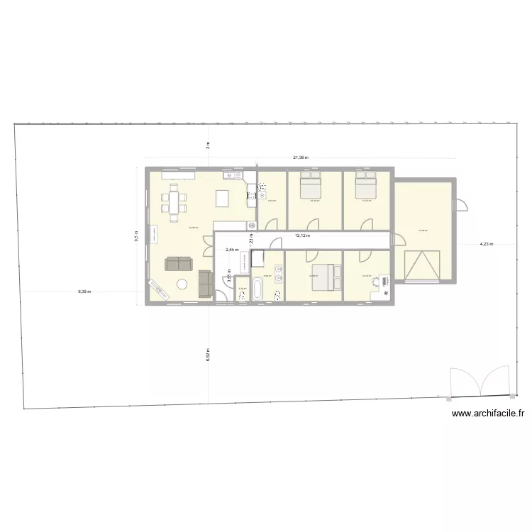 projet koenig v2. Plan de 9 et 151 m² projet koenig v2. Plan de 9 et 151 m²