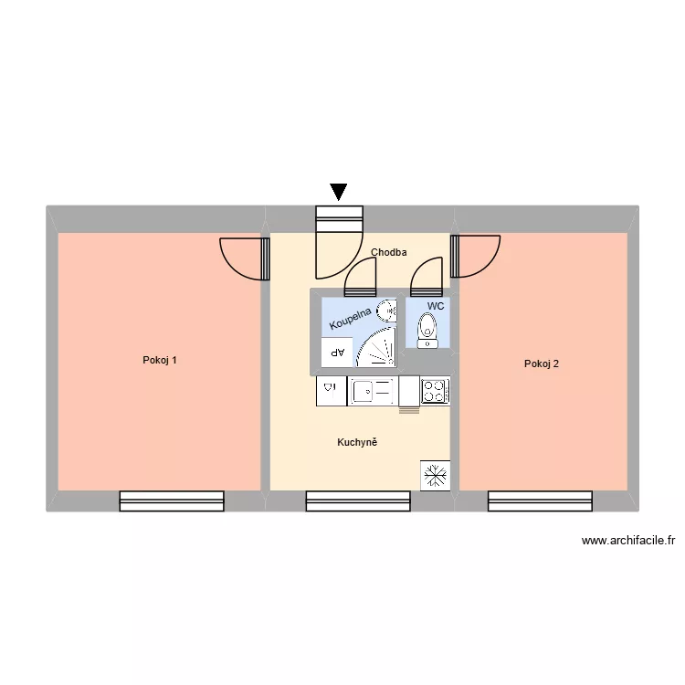 Dlouhá třída 1142, byt 5. Plan de 10 et 174 m² Dlouhá třída 1142, byt 5. Plan de 10 et 174 m²