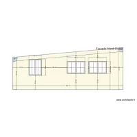 Fa&ccedil;ade nord-ouest nouvelle inclinaison