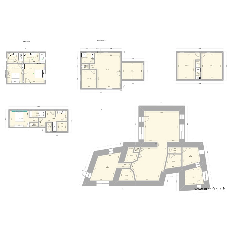 Chauvet. Plan de 27 pièces et 348 m2