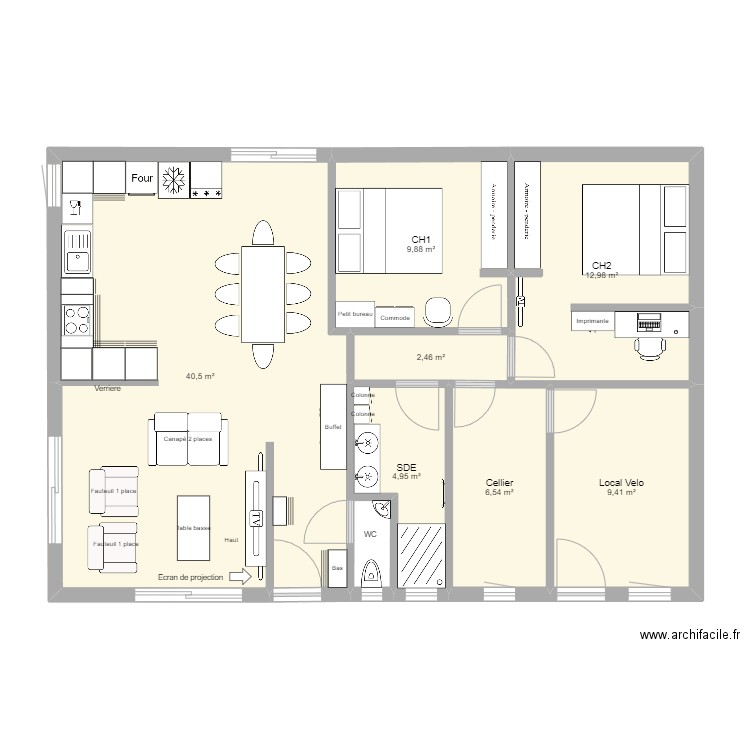 Saintes Chantal B. Plan de 0 pièce et 0 m2