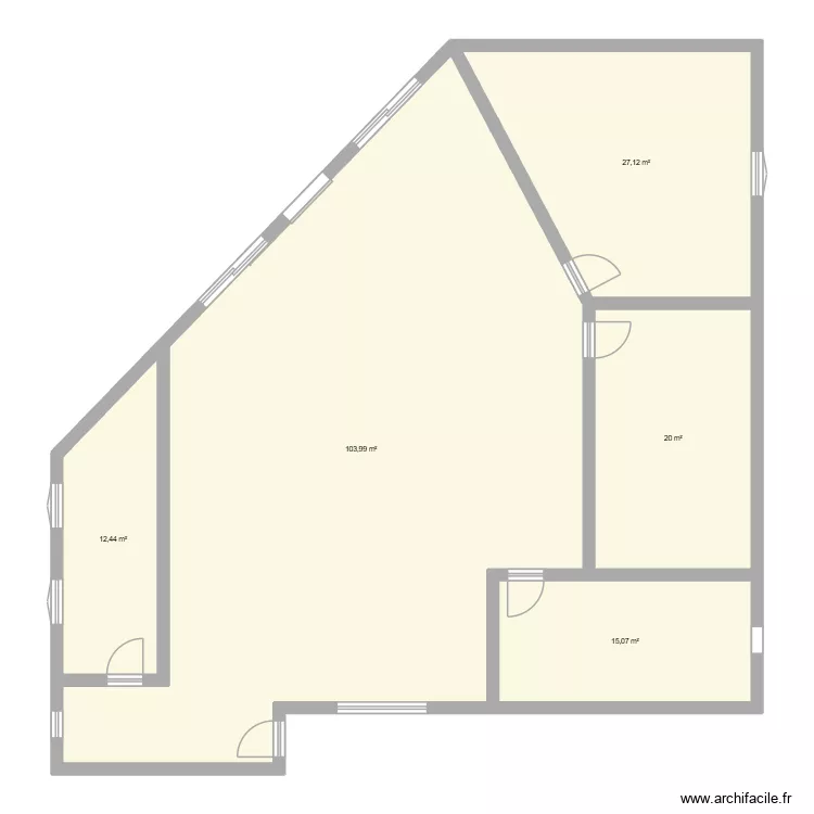 PROJET PREMIERE. Plan de 5 Pièces et 179 m² PROJET PREMIERE. Plan de 5 Pièces et 179 m²