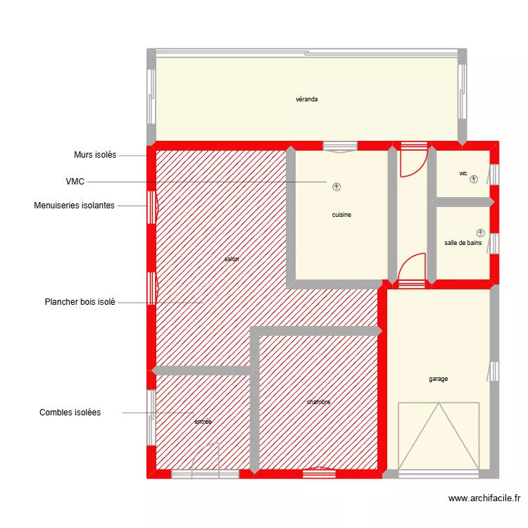 DECKER RDC étape 1. Plan de 9 et 109 m² DECKER RDC étape 1. Plan de 9 et 109 m²