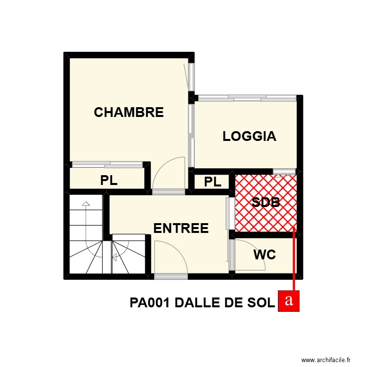 PLAN NIMES BARTHELEMY. Plan de 8 pièces et 13 m2