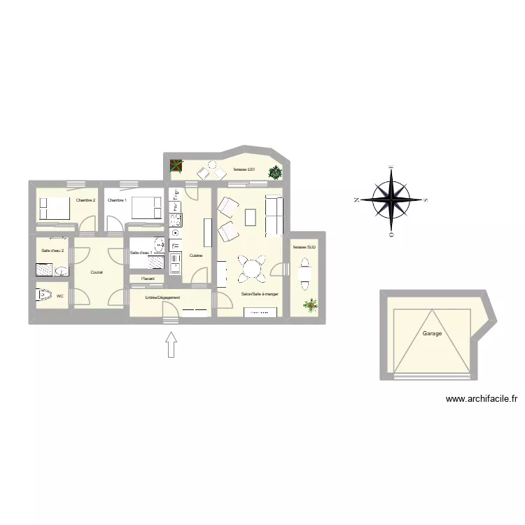 52140. Plan de 15 et 36 m² 52140. Plan de 15 et 36 m²
