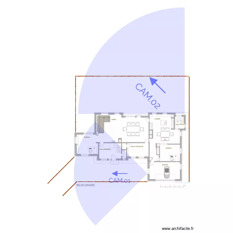 PLAN Manderlier camera. Plan de 