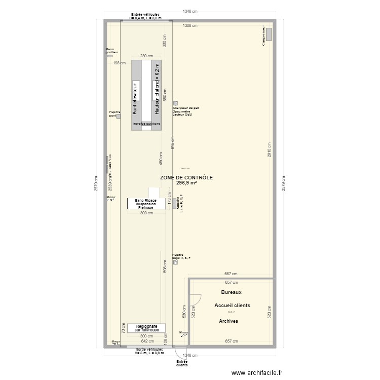 CCT VL Bischwiller v1. Plan de 2 pièces et 331 m2