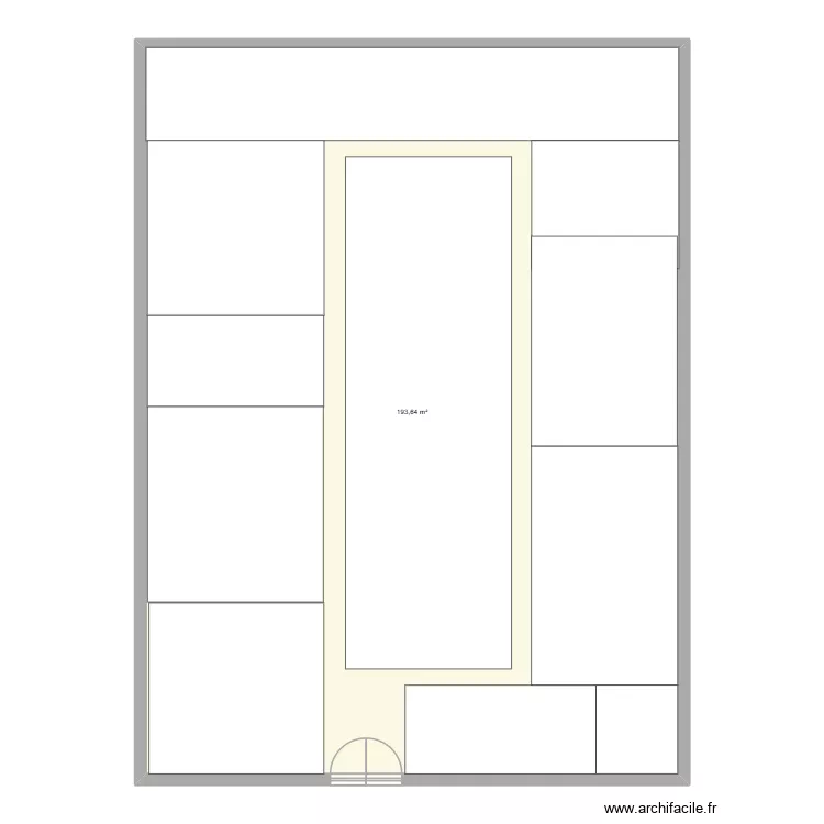 Intersport 2. Plan de 1  et 194 m²