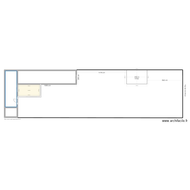 Plan masse agrandissement MAIRIE2024. Plan de 0 pièce et 0 m2