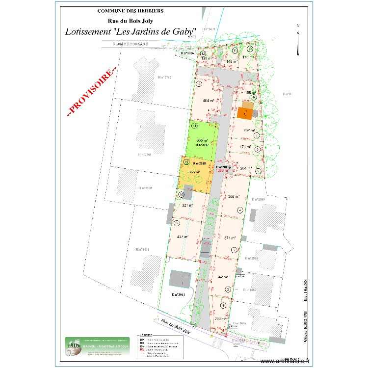 Les Jardins de Gaby. Plan de 0 pièce et 0 m2