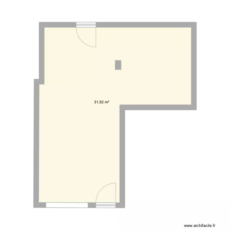 Praloup vide. Plan de 