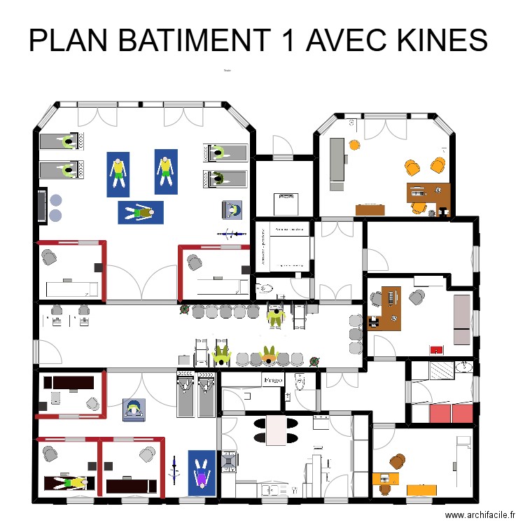 plan maison. Plan de 15 pièces et 248 m2