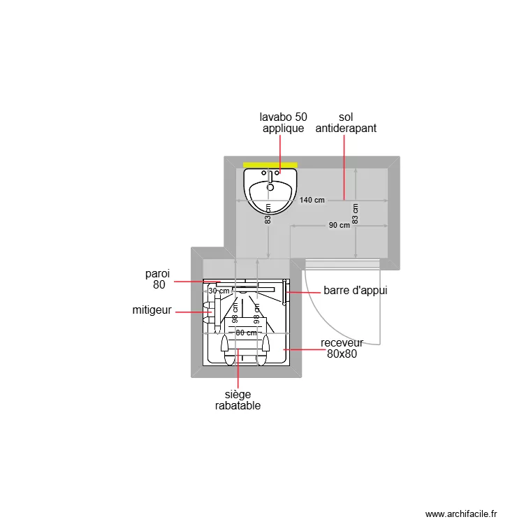 FROUCHT. Plan de 1 pièce et 2 m² FROUCHT. Plan de 1 pièce et 2 m²
