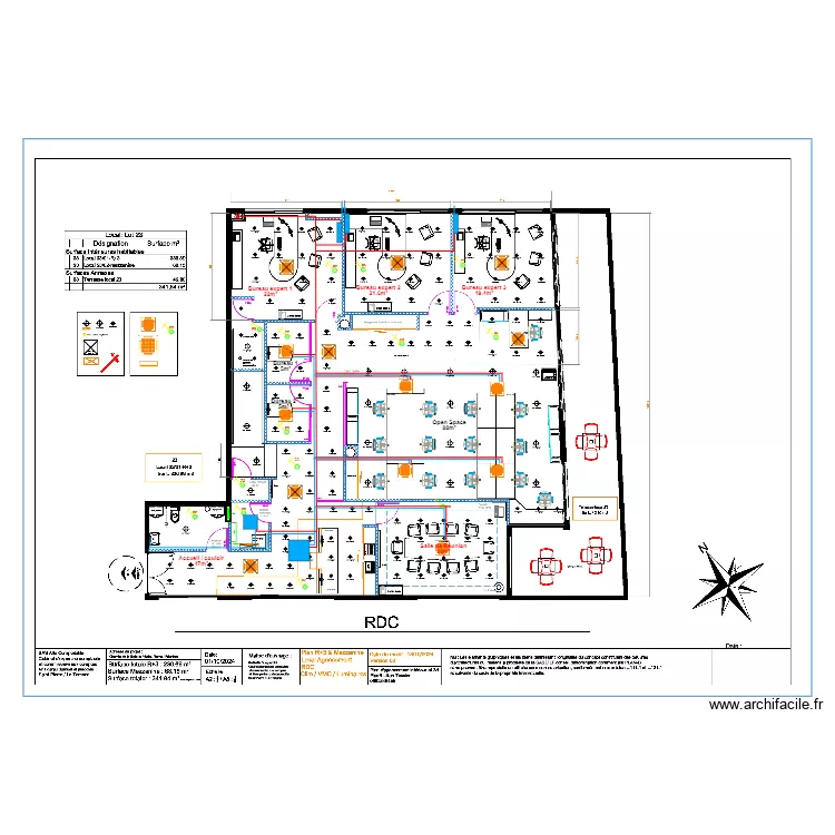 ALPHA Comptabilite RDC Sans les mesures. Plan de 