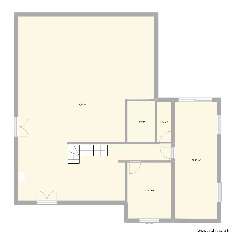 R&eacute;novation. Plan de 
