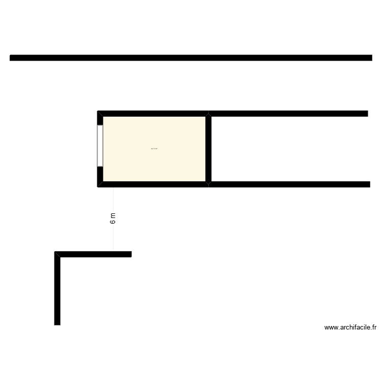 plan de masse avant travaux. Plan de 0 pièce et 0 m2