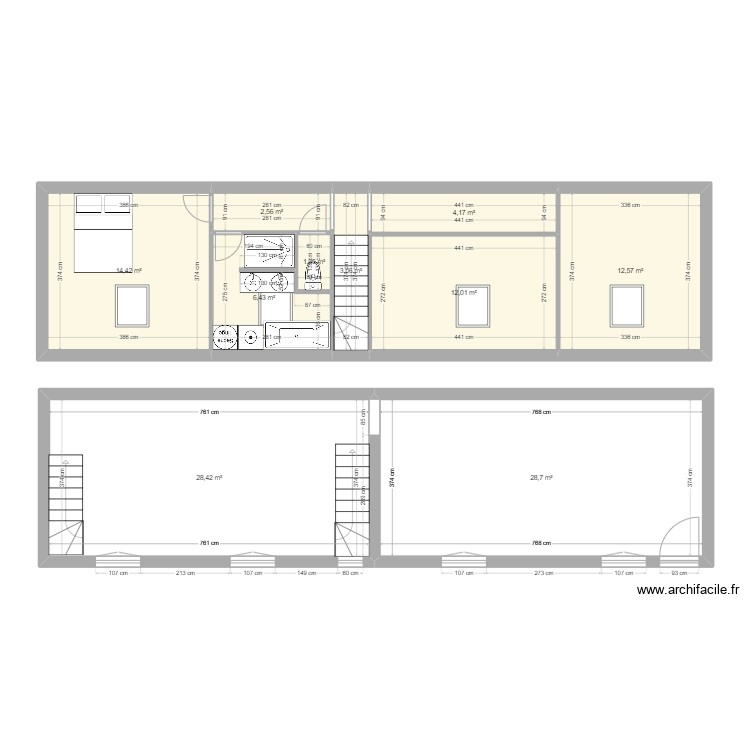 future appart 5. Plan de 0 pièce et 0 m2