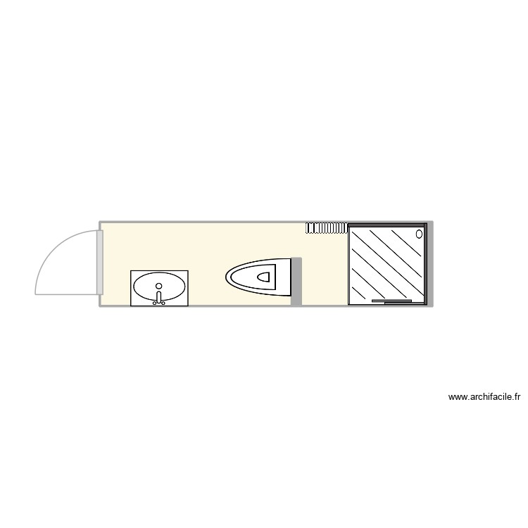 Salle de bain. Plan de 0 pièce et 0 m2