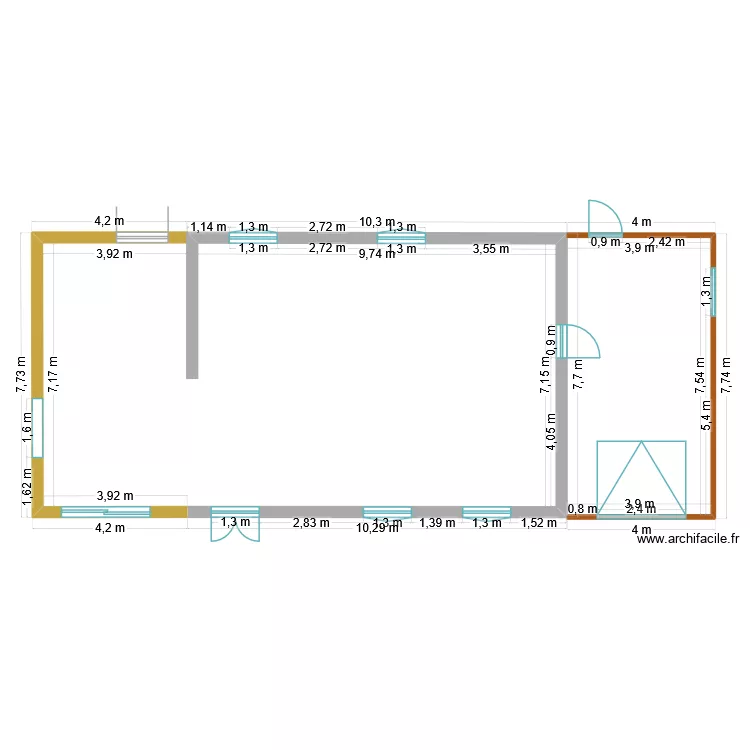 maison. Plan de maison. Plan de