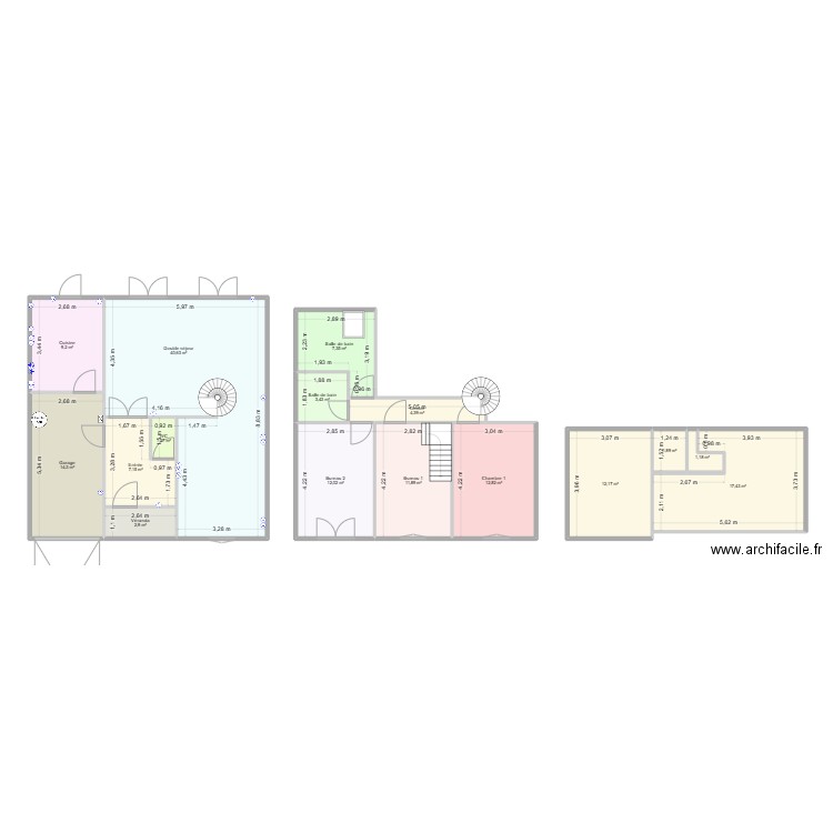 CHOUCHHOUSE_2. Plan de 16 pièces et 160 m2