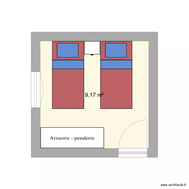 Chambre 2. Plan de Chambre 2. Plan de