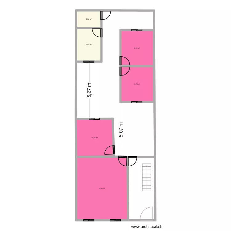 7,5x20. Plan de 14 et 155 m² 7,5x20. Plan de 14 et 155 m²