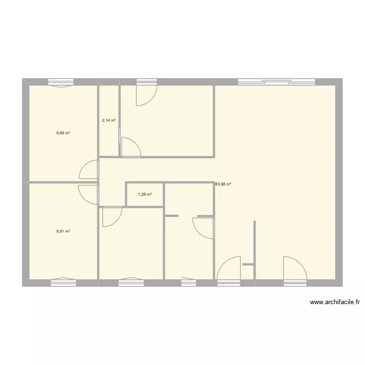 celine1. Plan de 5 Pièces et 87 m² celine1. Plan de 5 Pièces et 87 m²