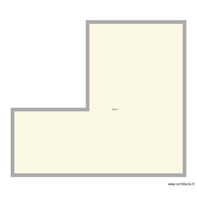 Maison1. Plan de 1 pièce et 120 m2