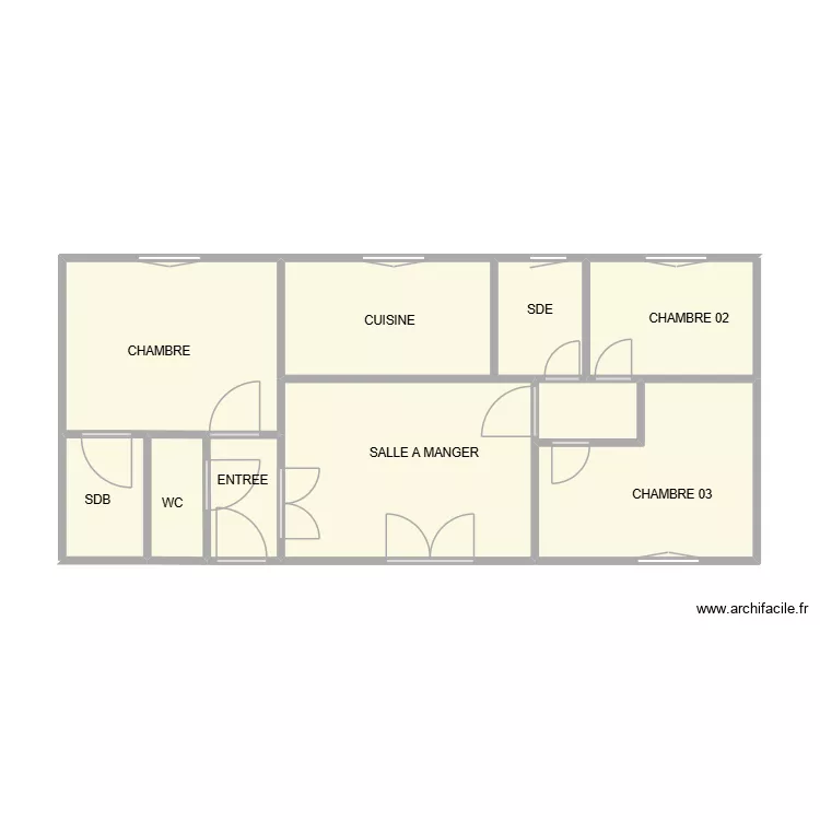 ANTOINETTE 1 ER NIMES. Plan de 10 Pièces et 49 m²