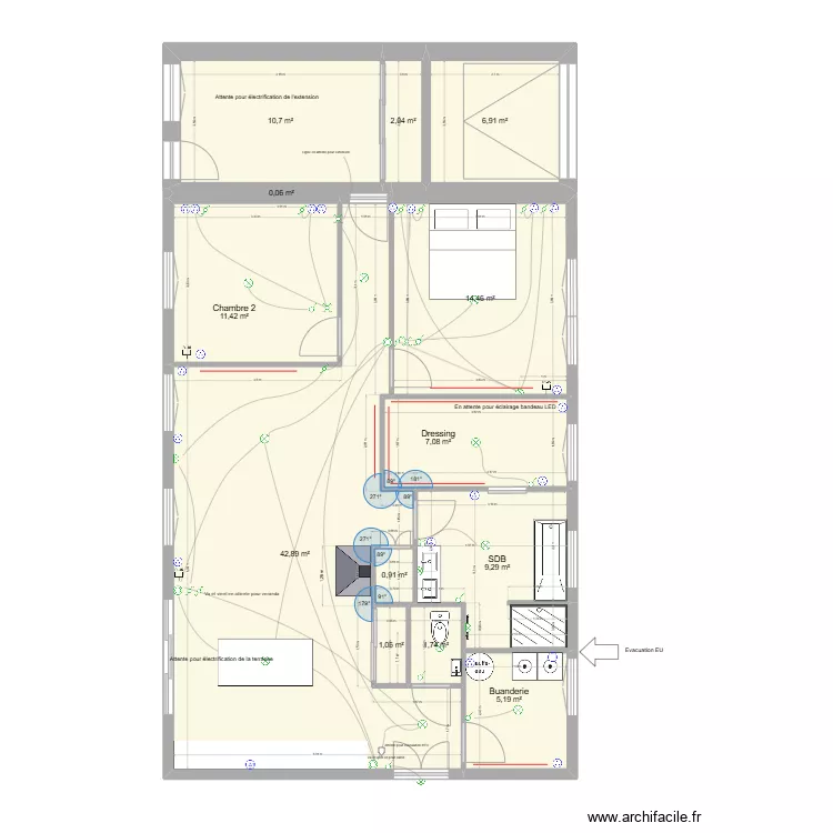 Chemin de la pucelle - Menestreau en villette. Plan de 