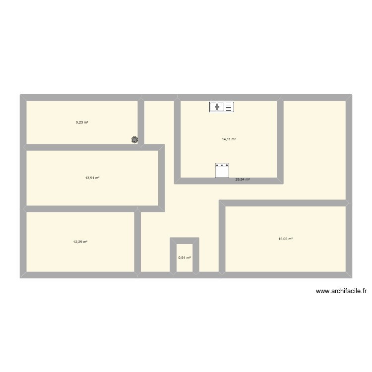 MAISON. Plan de 0 pièce et 0 m2