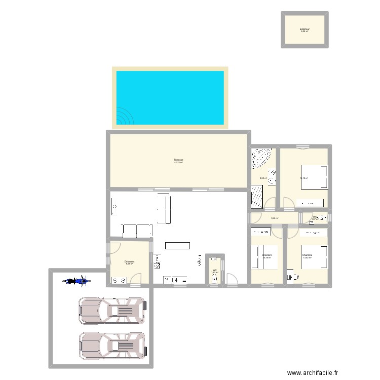 ESSAI 3. Plan de 10 pièces et 112 m2
