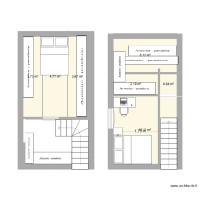 etage chambre dressing