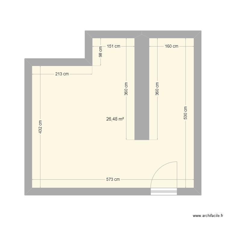 archives. Plan de 0 pièce et 0 m2