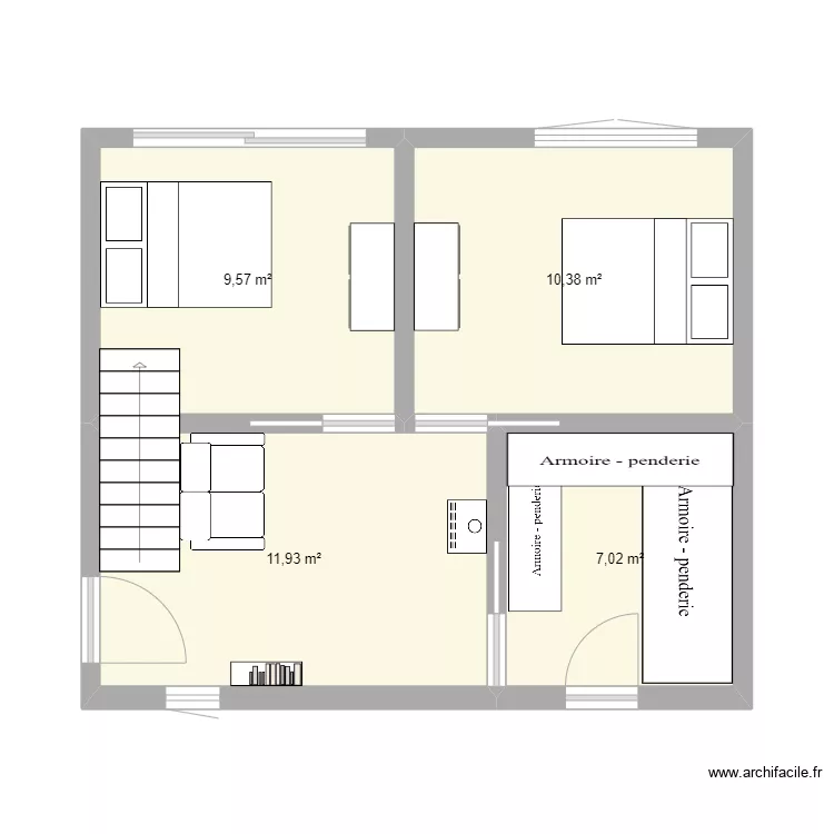 Agrandissement New. Plan de 