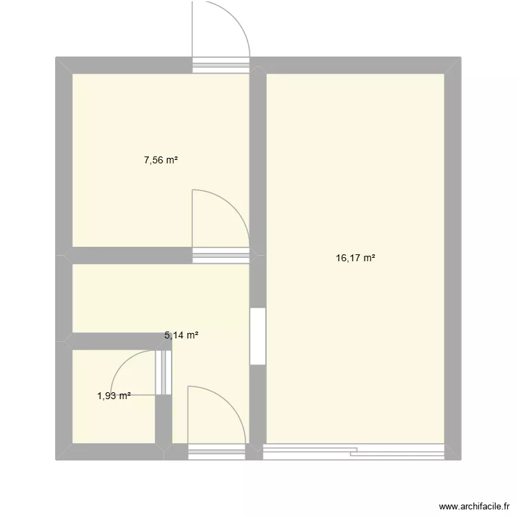 Appart Duplex. Plan de 4 et 31 m² Appart Duplex. Plan de 4 et 31 m²