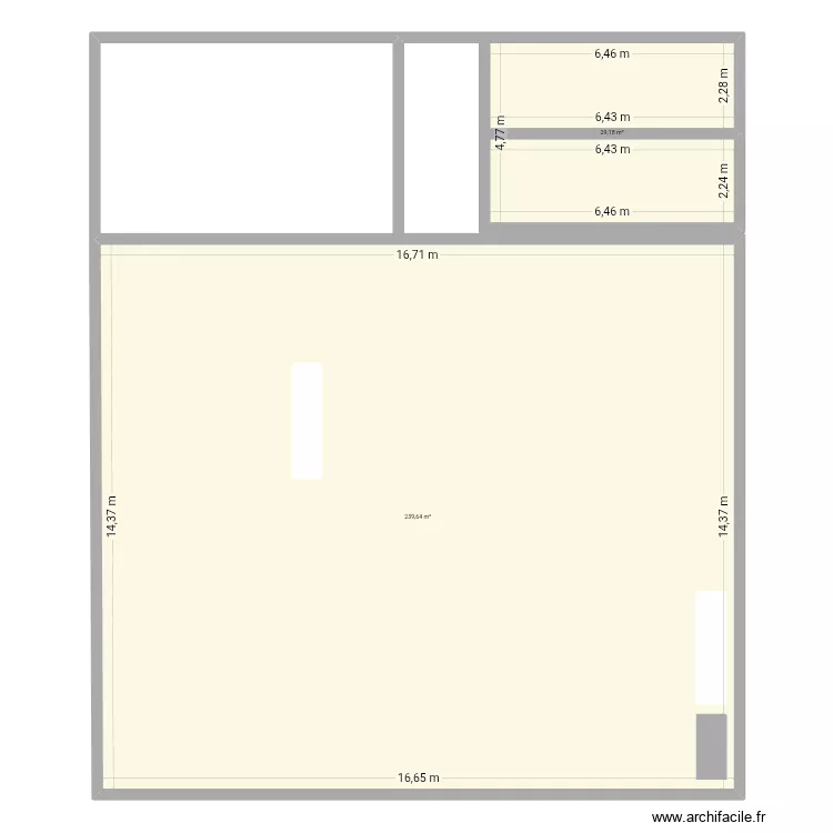 Plan de masse UC orange jarry. Plan de 