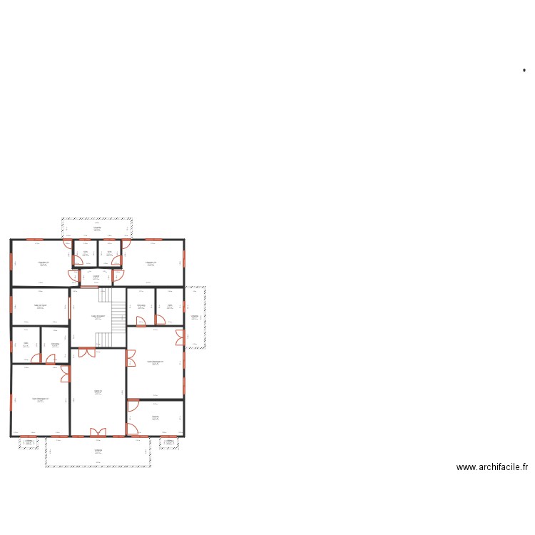 ngk 05. Plan de 20 pièces et 326 m2