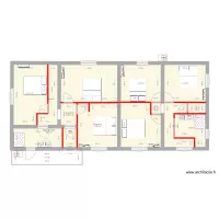 Castelnau 1er &eacute;tage clim et lit 