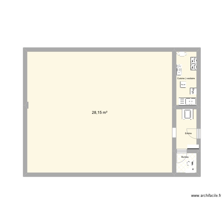 Crèche . Plan de 0 pièce et 0 m2