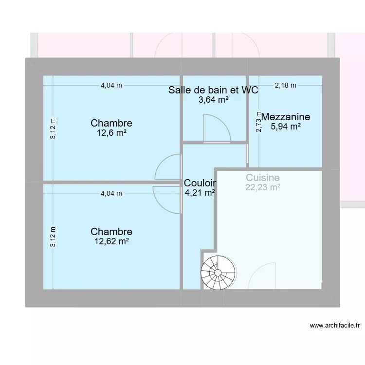 DALLIER. Plan de 14 et 156 m² DALLIER. Plan de 14 et 156 m²