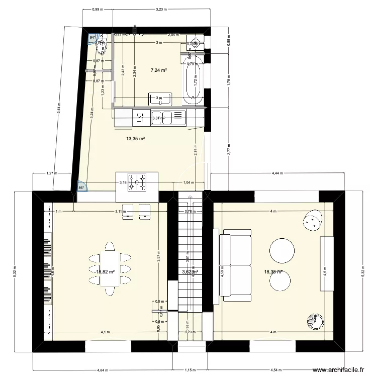 Validation 2. Plan de 5  et 61 m²