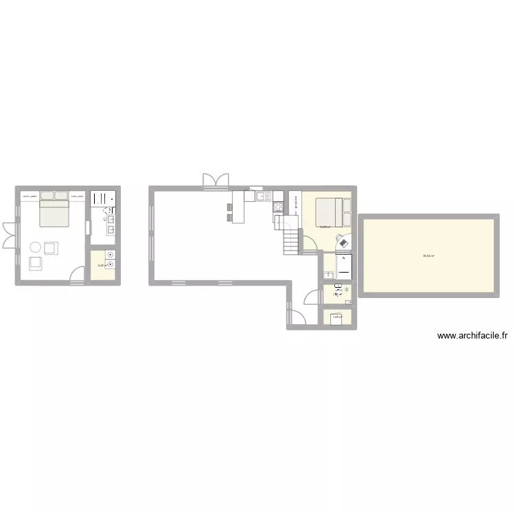 Plan avec extra truc. Plan de 5 Pièces et 49 m² Plan avec extra truc. Plan de 5 Pièces et 49 m²