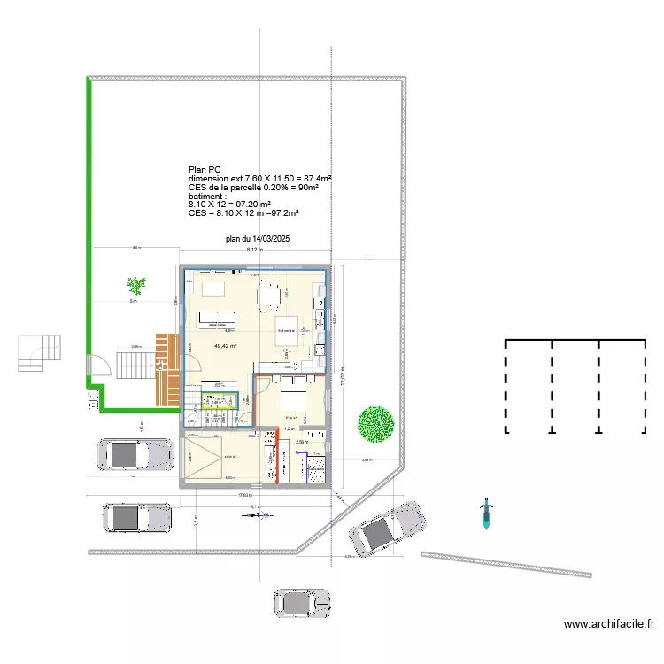 11.2 plan du 31 03 2025 escalier 1/4 T dressing. Plan de 11.2 plan du 31 03 2025 escalier 1/4 T dressing. Plan de
